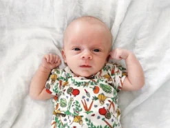 Lucky Bug Clothing Baby's Essential Bamboo Veggie Garden Onesie Kids' + Baby