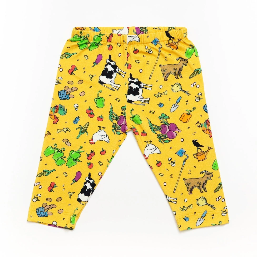 Lucky Bug Clothing Kids' + Baby Baby's Essential Bamboo Stretch Farm Play Pants 3 Lucky Bug Clothing Kids' + Baby Baby's Essential Bamboo Stretch Farm Play Pants