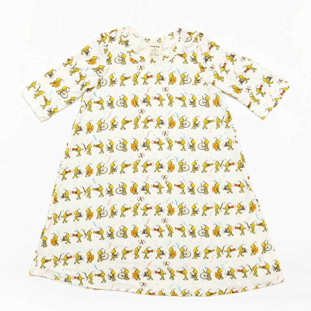 Lucky Bug Clothing Kids' Marching Band Bamboo Frock Dress 3 Lucky Bug Clothing Kids' Marching Band Bamboo Frock Dress