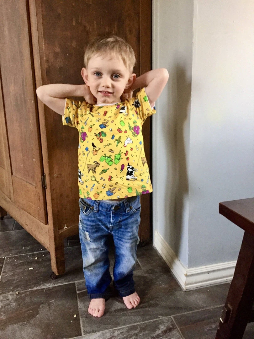 Lucky Bug Clothing Kid's Farm Play Bamboo T-Shirt Kids' + Baby 4 Lucky Bug Clothing Kid's Farm Play Bamboo T-Shirt Kids' + Baby