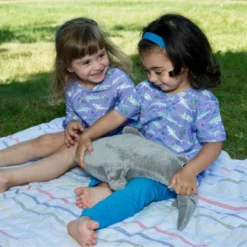 Lucky Bug Clothing Kids' Lemon Shark Bamboo Play T-Shirt