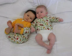 Lucky Bug Clothing Baby's Veggie Garden Bamboo Cardigan