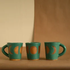 Anne Gates Studio Lunar Phase Ceramic Mug Drinkware