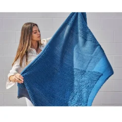 Studio Variously Macaroon Merino Wool Throw Blanket - Midnight Home Goods 15 Studio Variously Macaroon Merino Wool Throw Blanket - Midnight Home Goods