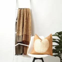 Studio Variously Home Goods Macaroon Merino Wool Throw Blanket