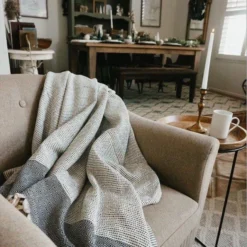 Amante Marketplace Best Sellers Magis Diamond Turkish Blanket - Black