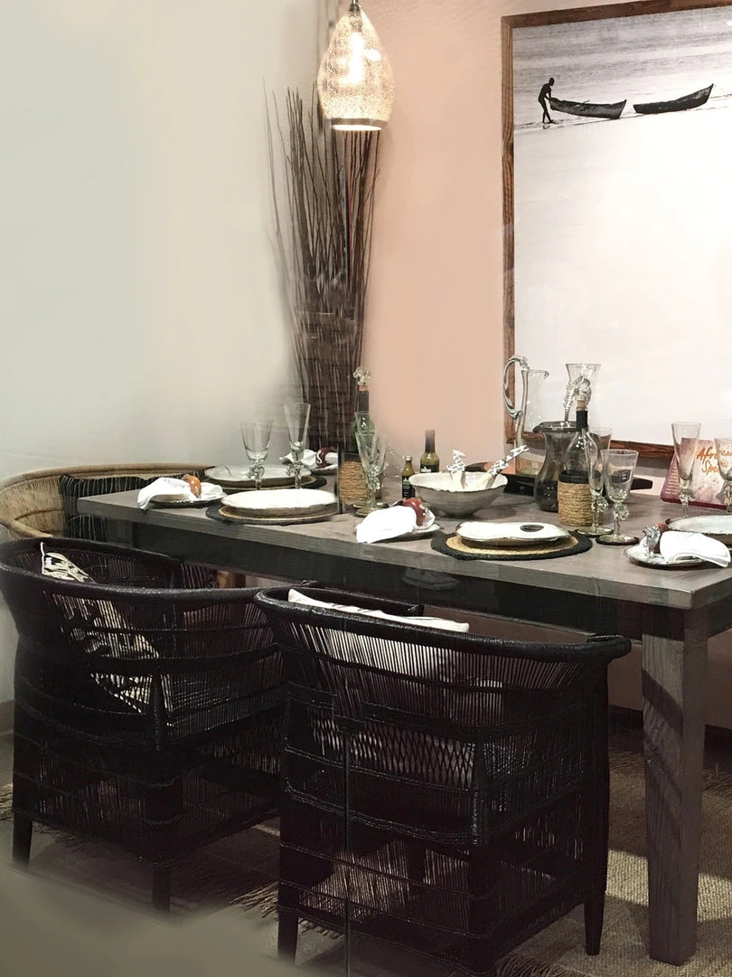 Mbare Furniture Malawi Cane Chair - Black 4 Mbare Furniture Malawi Cane Chair - Black