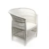Mbare Furniture Malawi Cane Chair - White