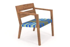Masaya & Co. Handcrafted Managua Arm Chair - Emerald Coast