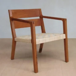 Masaya & Co. Handcrafted Managua Leather Arm Chair