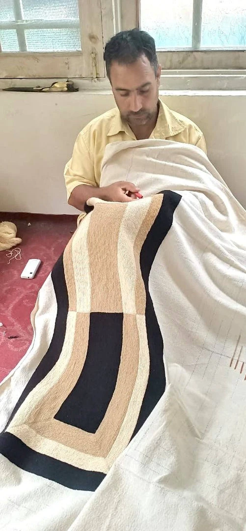 Leah Singh Marianne Wool Lumbar Pillow Cover - Ochre Home Goods 8 Leah Singh Marianne Wool Lumbar Pillow Cover - Ochre Home Goods