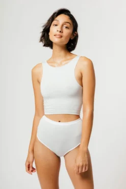 Mary Young High Waist Bamboo Thong - Concrete Sustainable Materials