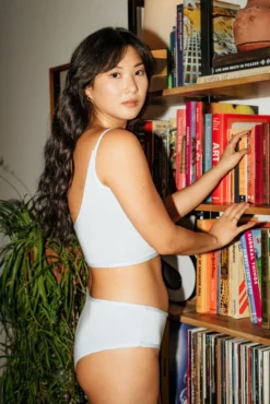 Mary Young Moana Bamboo Hip Bikini Underwear - Sky Blue Underwear + Bras