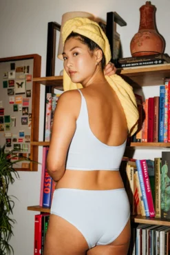 Mary Young Moana Bamboo Hip Bikini Underwear - Sky Blue Underwear + Bras