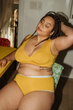 Mary Young Underwear + Bras Sora Bamboo Bra - Citrine