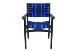Masaya & Co. Chontales Arm Chair - Midnight Blue Pattern