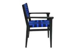 Masaya & Co. Chontales Arm Chair - Midnight Blue Pattern
