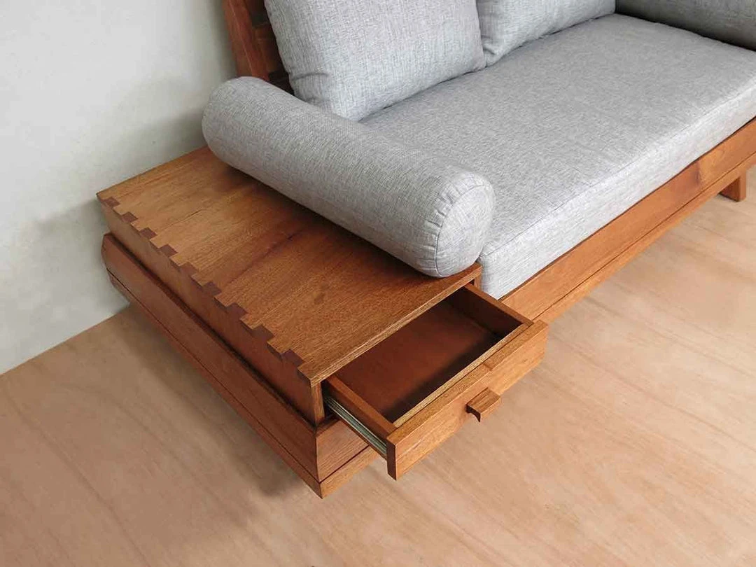 Masaya & Co. Floating Love Seat - Silver 6 Masaya & Co. Floating Love Seat - Silver