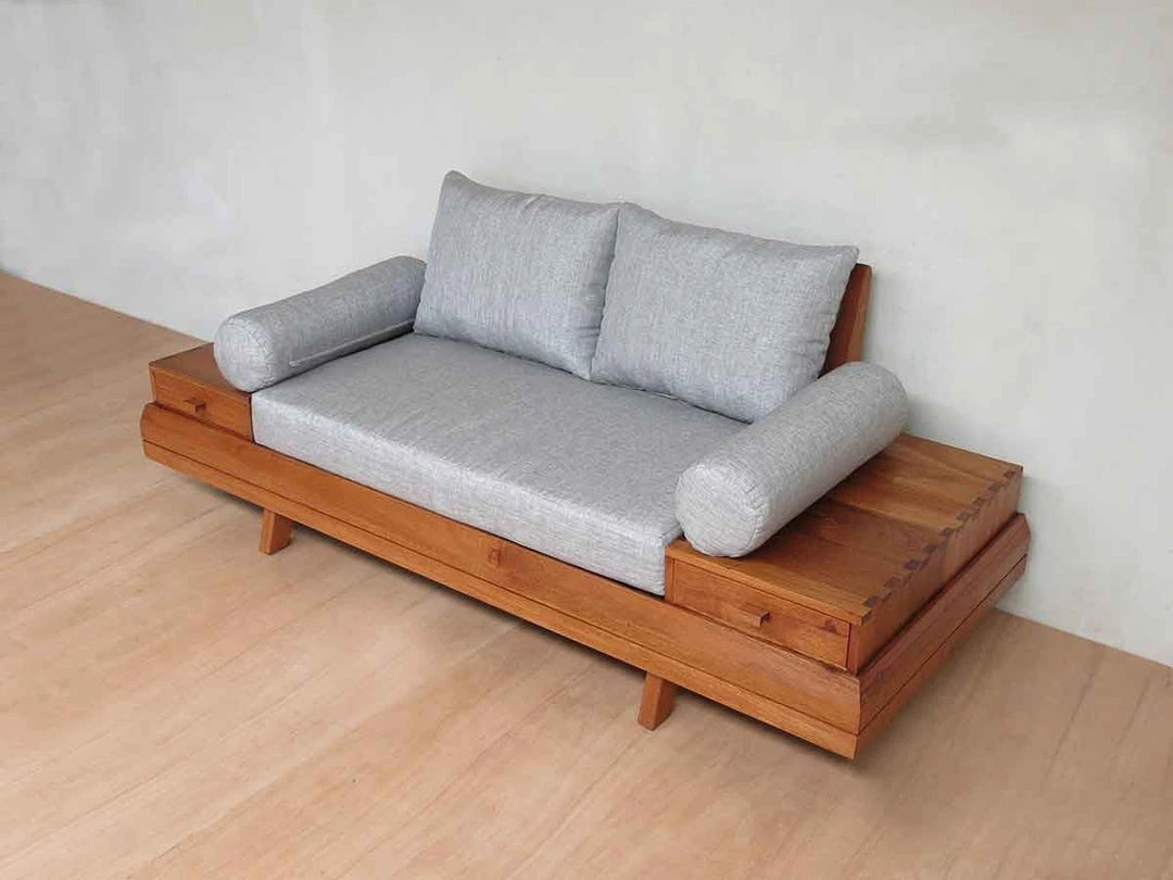 Masaya & Co. Floating Love Seat - Silver 4 Masaya & Co. Floating Love Seat - Silver