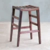 Masaya & Co. Fortuna Barstool - Teak 1 Masaya & Co. Fortuna Barstool - Teak