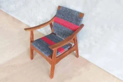 Masaya & Co. Izapa Arm Chair - Granito Red Stripe Manila