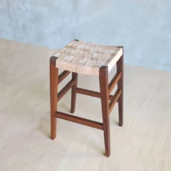 Masaya & Co. Masaya Leather Barstool Furniture