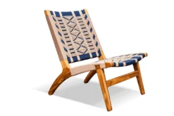 Masaya & Co. Masaya Manila Lounge Chair - Roots Pattern