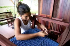 Masaya & Co. Furniture Masaya Manila Lounge Chair - Midnight Blue