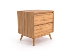 Masaya & Co. Mid Century Two Drawer Side Table / Nightstand