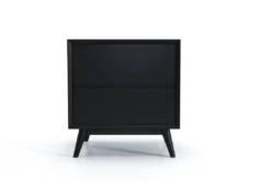 Masaya & Co. Mid Century Two Drawer Side Table / Nightstand