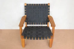 Masaya & Co. Outdoor Arm Chair - Charcoal Sunbrella