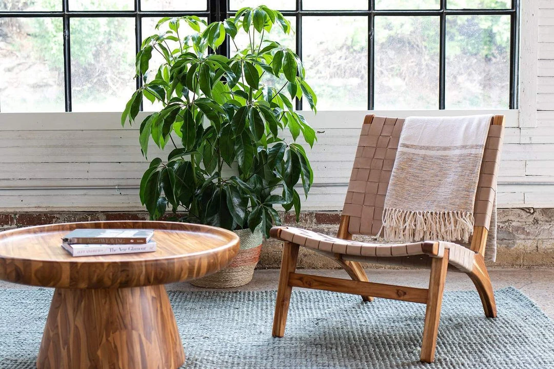 Masaya & Co. Furniture Masaya Leather Lounge Chair 4 Masaya & Co. Furniture Masaya Leather Lounge Chair