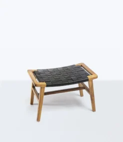 Masaya & Co. Masaya Leather Ottoman Best Sellers