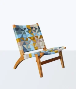 Masaya & Co. Furniture Masaya Manila Lounge Chair - Prisma Pattern