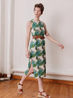 Mata Traders Best Sellers Julia Layered Palms Shift Dress