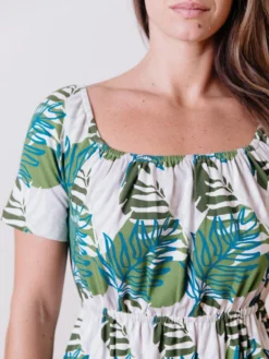 Mata Traders Clothing Kaia Layered Palms Midi Dress 7 Mata Traders Clothing Kaia Layered Palms Midi Dress