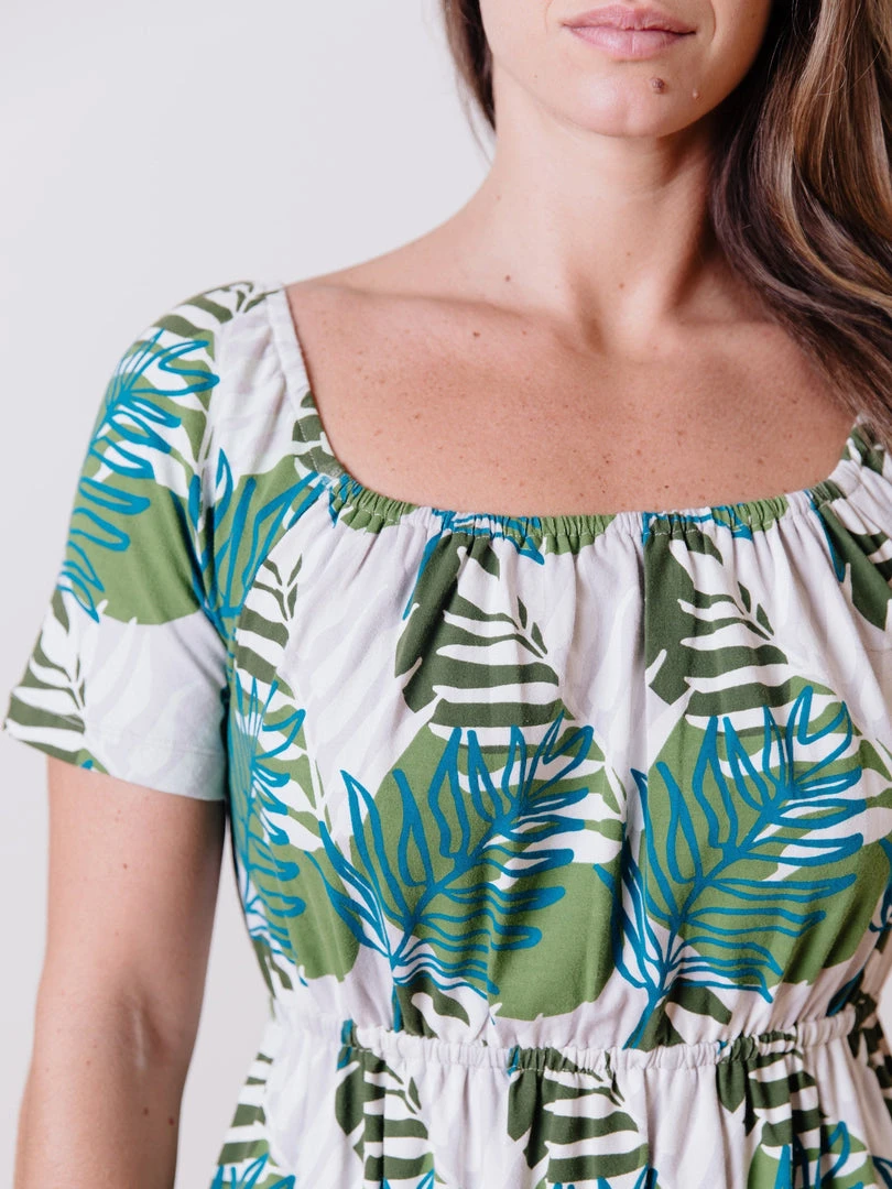 Mata Traders Clothing Kaia Layered Palms Midi Dress 5 Mata Traders Clothing Kaia Layered Palms Midi Dress