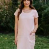 Mata Traders Kensington Pink Linen Dress 1 Mata Traders Kensington Pink Linen Dress