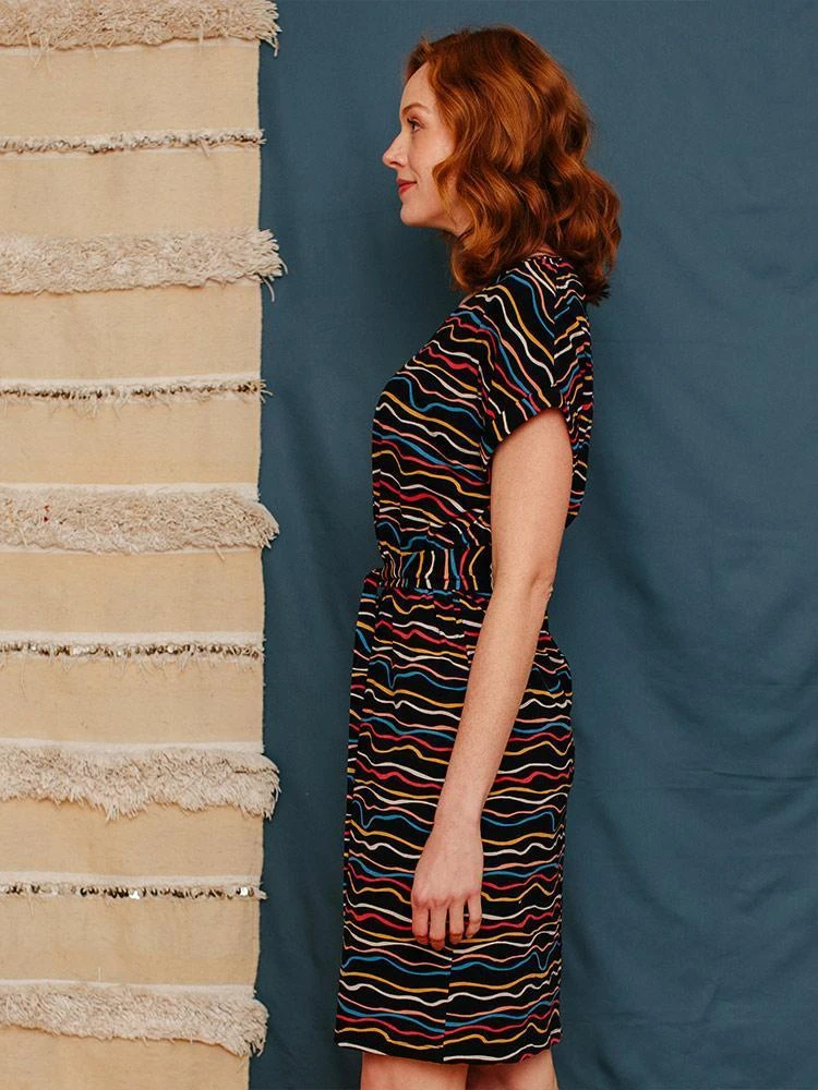 Mata Traders Best Sellers Montrose Wobbly Stripe Midi Dress 5 Mata Traders Best Sellers Montrose Wobbly Stripe Midi Dress