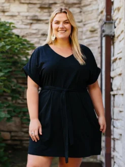 Mata Traders Best Sellers Montrose Black Tie Dress