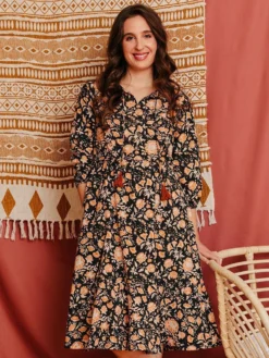 Mata Traders Napa Amber Long Sleeve Dress Best Sellers