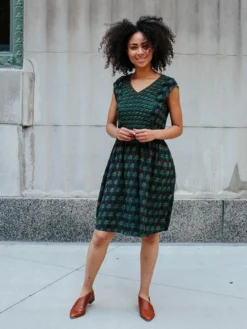 Mata Traders Nashville Teal Modal Dress