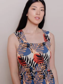 Mata Traders Fair Trade Opal Layered Palms Dress