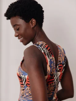 Mata Traders Fair Trade Opal Layered Palms Dress