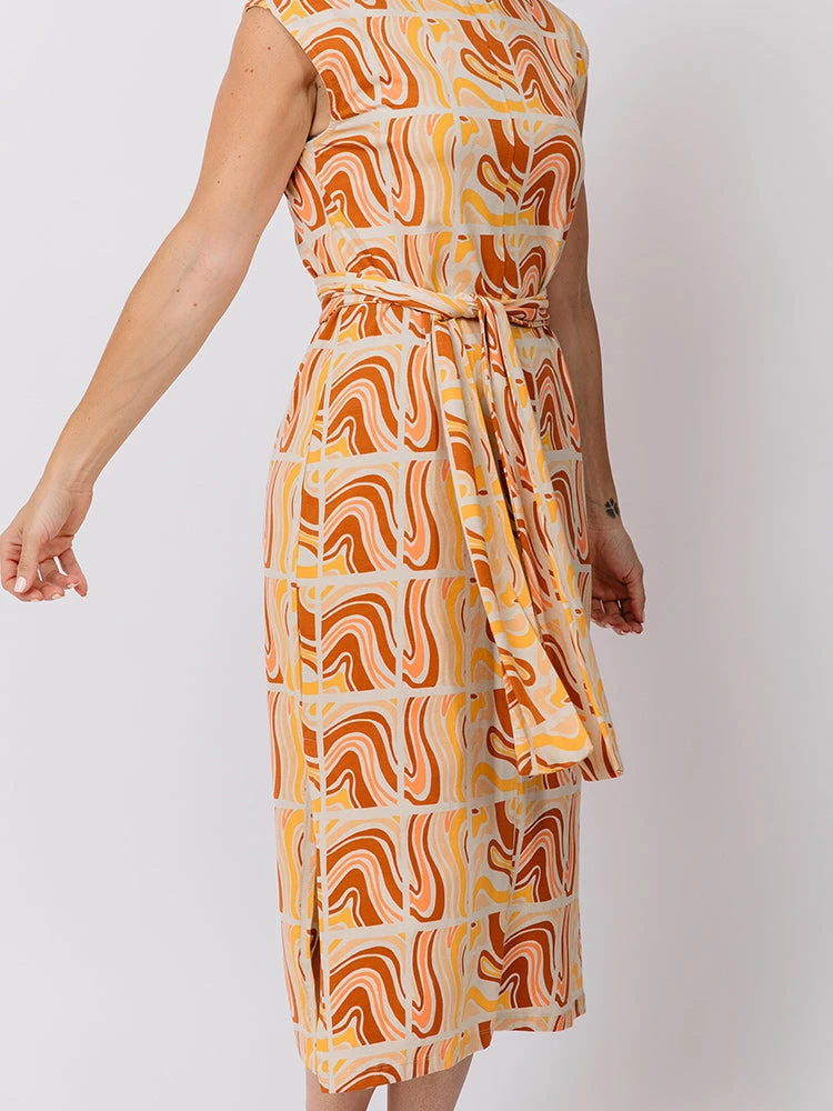 Mata Traders Clothing Sasha Sedona Stripe Shift Dress 4 Mata Traders Clothing Sasha Sedona Stripe Shift Dress