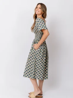 Mata Traders Teddy Blue Lotus Dress