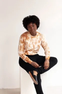 North Of West Sale Max Tie Dye Sweatshirt - Amber