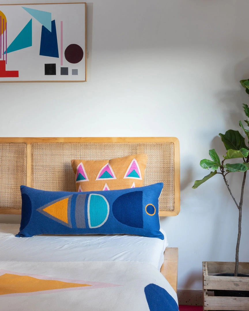 Leah Singh Maya Throw Pillow Cover - Ochre Home Goods 4 Leah Singh Maya Throw Pillow Cover - Ochre Home Goods