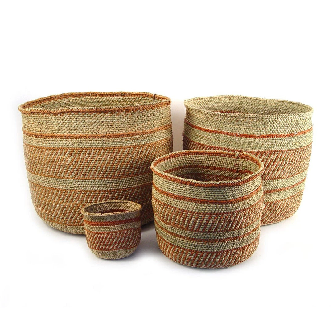 Mbare Iringa Basket - Auburn Stripe 4 Mbare Iringa Basket - Auburn Stripe