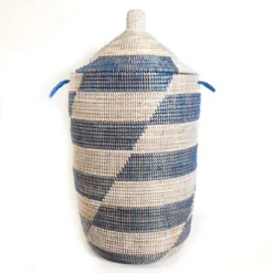 Mbare Large Patterned Hamper Basket